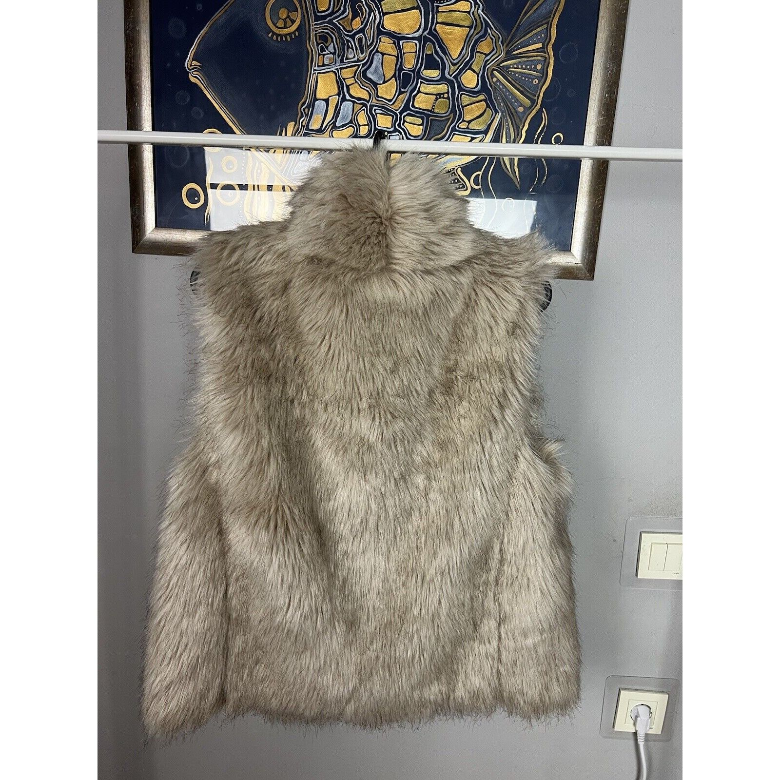 Denim & Supply Ralph Lauren Ralph Lauren Denim&Supply VTG Y2k Acrylic Fur Deep Peel Vest Size S / US 4 / IT 40 - 8 Thumbnail