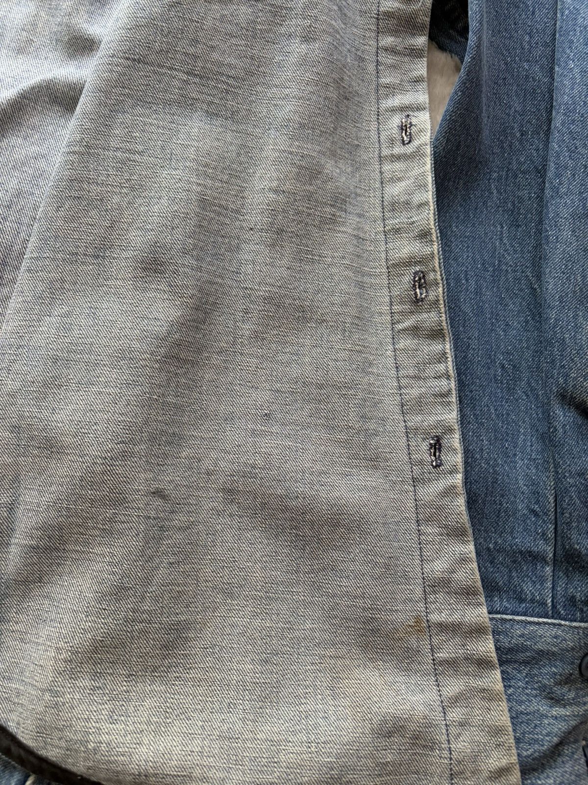 Levi's Made & Crafted Very rare experimental Levi's orange denim button up Size US L / EU 52-54 / 3 - 4 Thumbnail