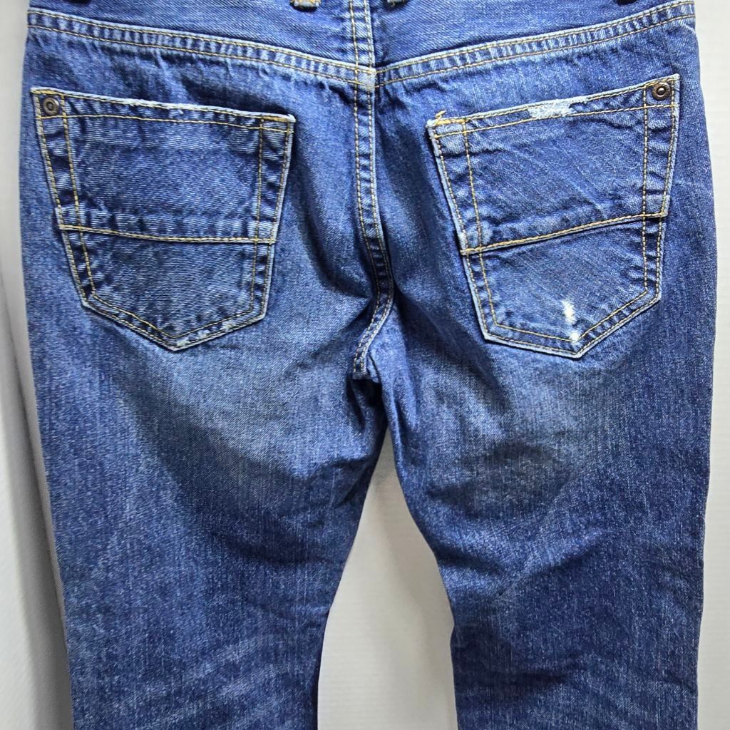 Aeropostale Men's Aeropostale Blue Driggs Slim Bootcut Jeans Waist 28 Size US 28 / EU 44 - 11 Thumbnail