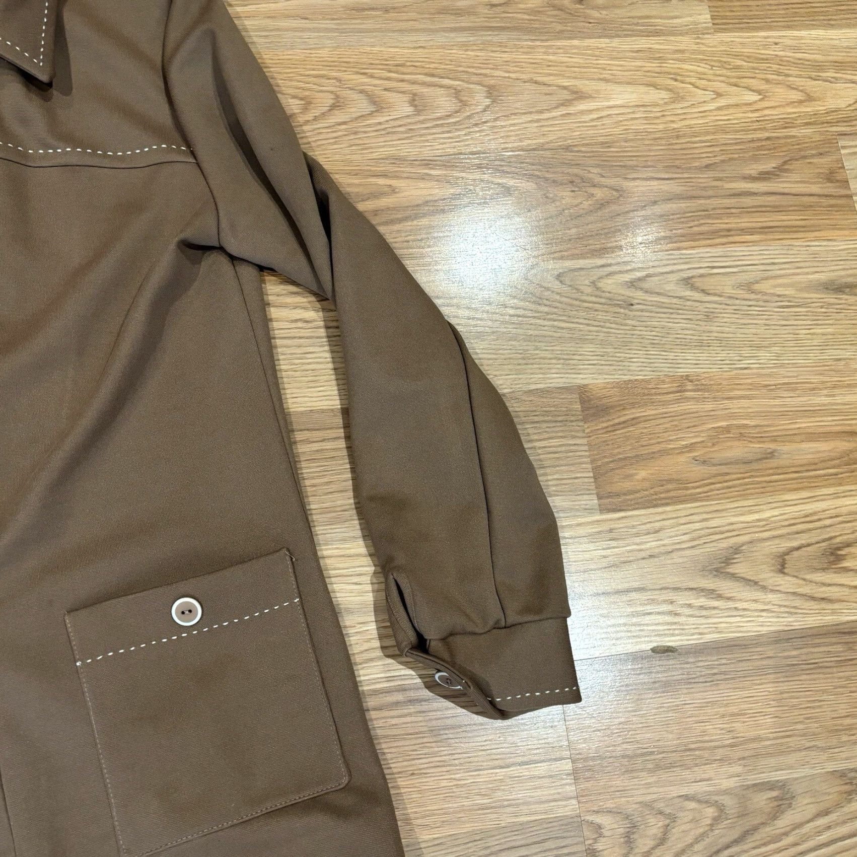 Vintage VINTAGE Union Made Brown Jacket Skirt Set Two Piece Workwear Office Size 12 Size 34" / US 12 / IT 48 - 4 Thumbnail