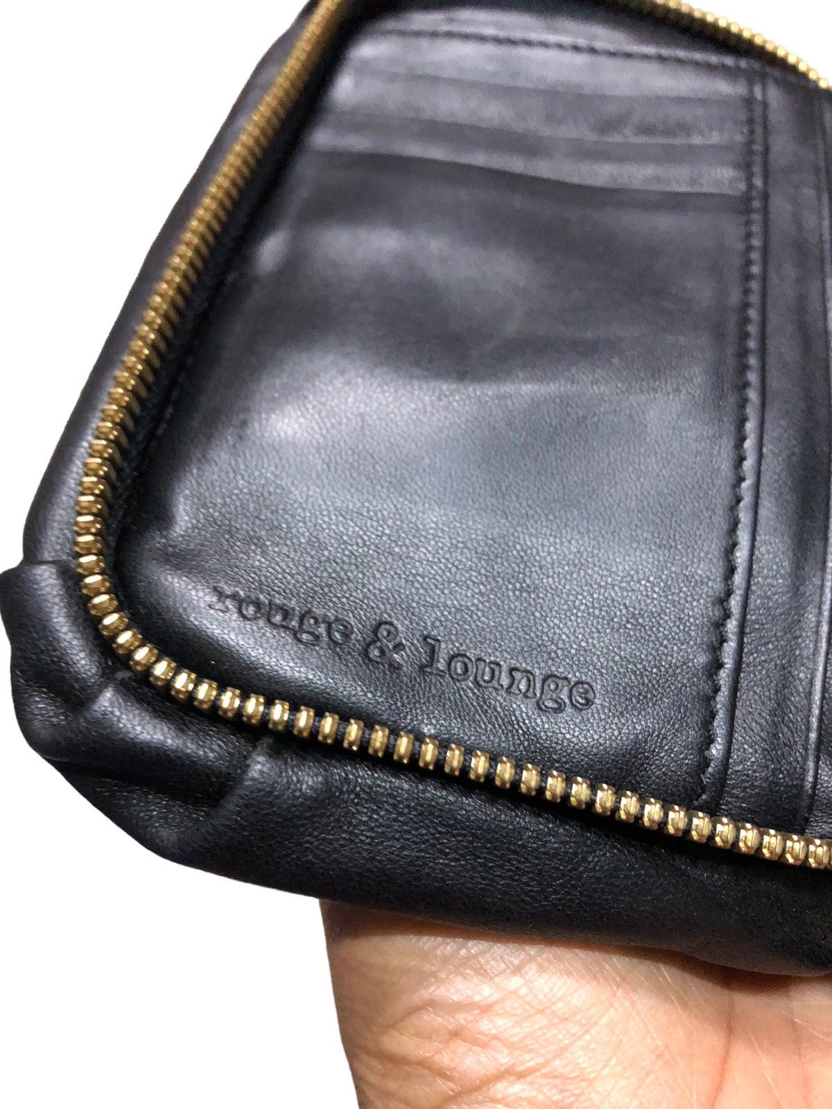 Genuine Leather × Leather ROUGE & LOUNGE ZIPPER LEATHER WALLET Size ONE SIZE - 6 Thumbnail