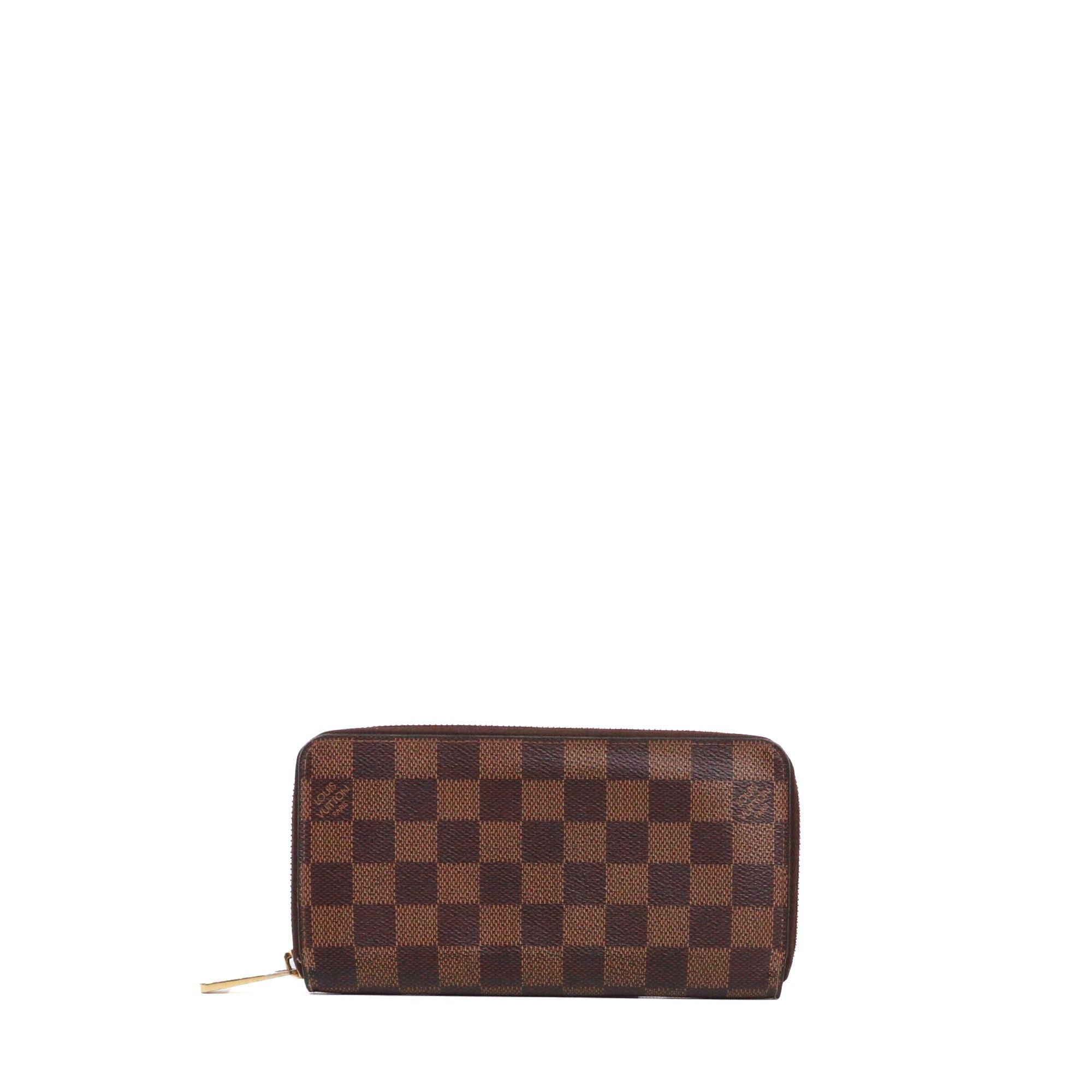 Louis Vuitton LOUIS VUITTON - Louis Vuitton Zippy wallet in ebony damier canvas Size ONE SIZE - 1 Thumbnail