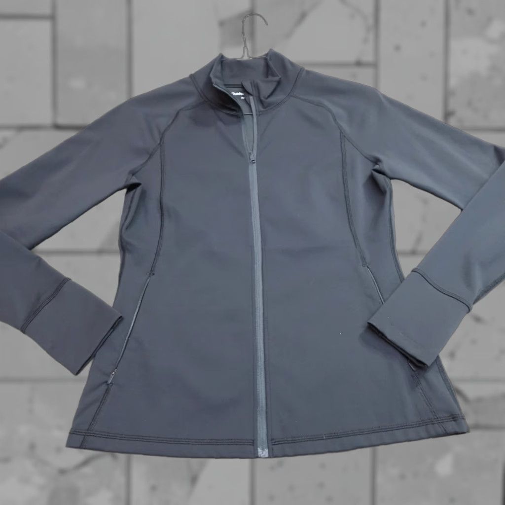 Outdoor Voices VINTAGE? No — Outdoor Voices Women Jacket M Black Track Full Zip Solid Activewear Women Mens? Size M / US 6-8 / IT 42-44 - 1 Thumbnail