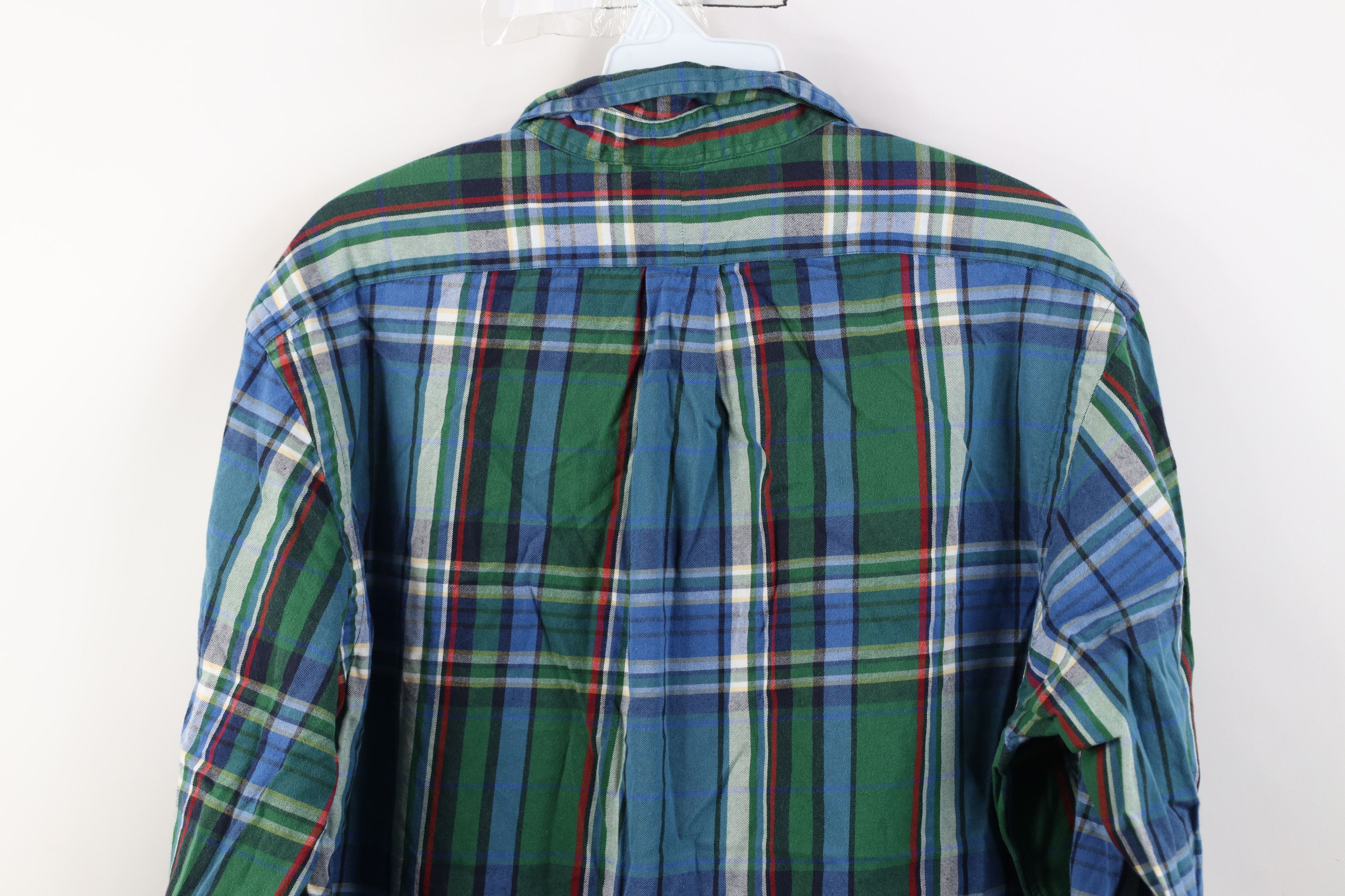 Polo Ralph Lauren Vintage 90s Ralph Lauren Fit Flannel Button Down Shirt Size US L / EU 52-54 / 3 - 10 Thumbnail
