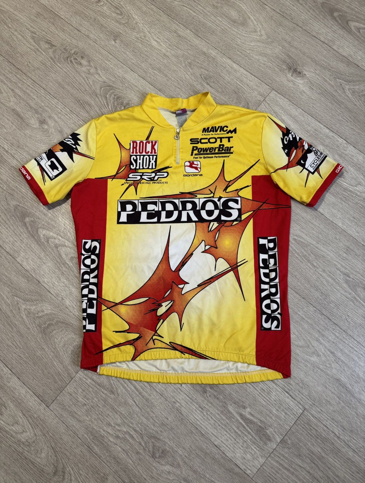 Vintage Vintage Giordana Italy Scott Pedros Cycling Jersey Size US XXL / EU 58 / 5 - 1 Thumbnail