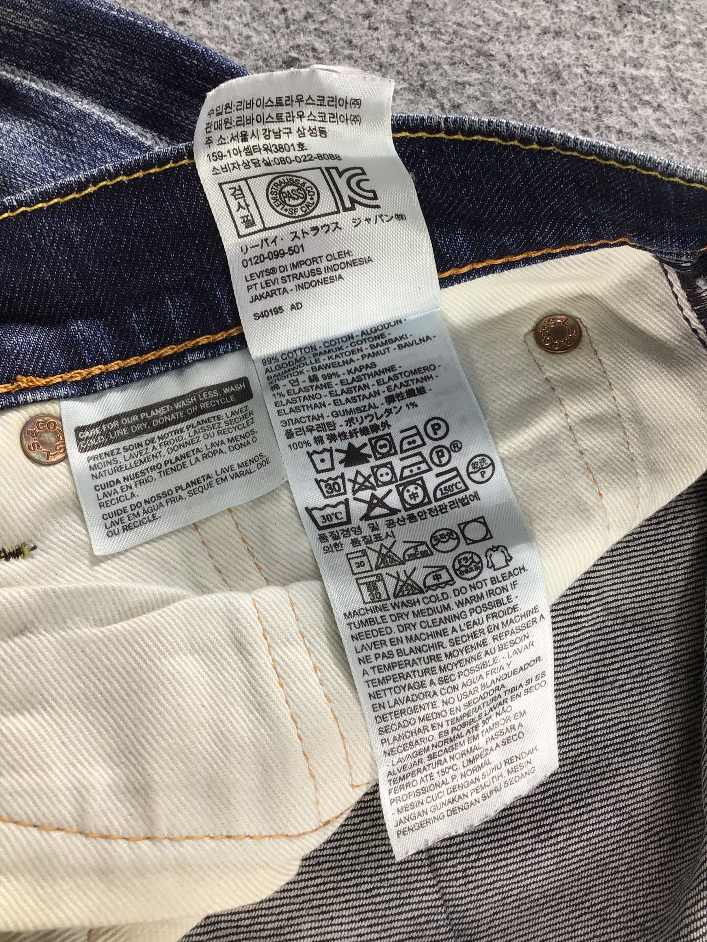 Levi's × Vintage Levis 511 Jeans-JM120 Size US 34 / EU 50 - 10 Thumbnail