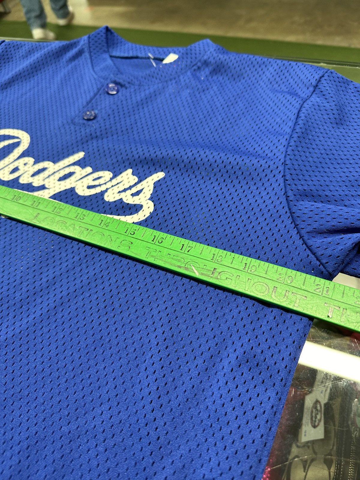 MLB × Vintage Vintage Y2K Los Angeles Dodgers Mesh Jersey Fits L Size US L / EU 52-54 / 3 - 6 Thumbnail