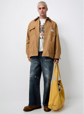 Other BNWT AW25 SENSEERA DISTRESSED-LOOK PRINTED DENIM JEANS S Size US 30 / EU 46 - 1 Thumbnail