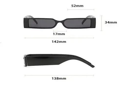 Designer × Vintage Retro square sunglasses Size ONE SIZE - 3 Thumbnail
