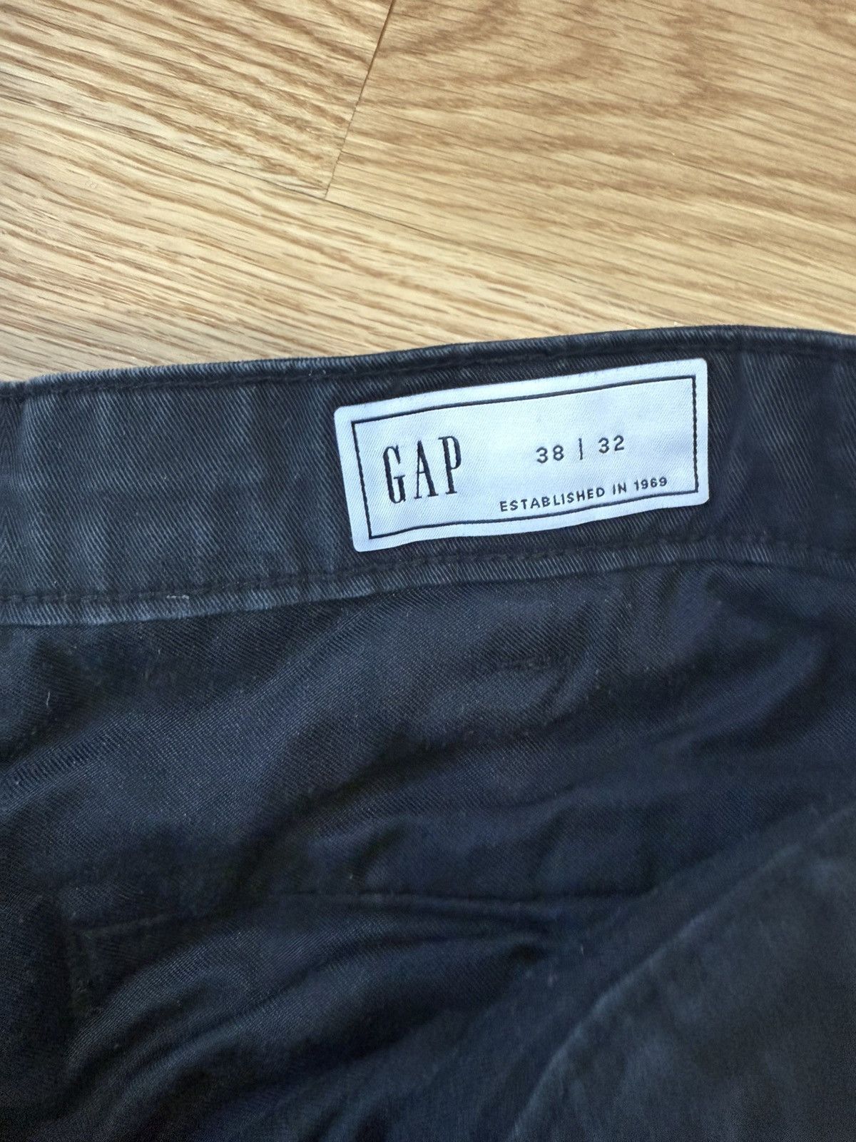 Gap Gap Modern Pleated Khakis – Baggy Fit – Black (38W 32L) Size US 38 / EU 54 - 4 Thumbnail