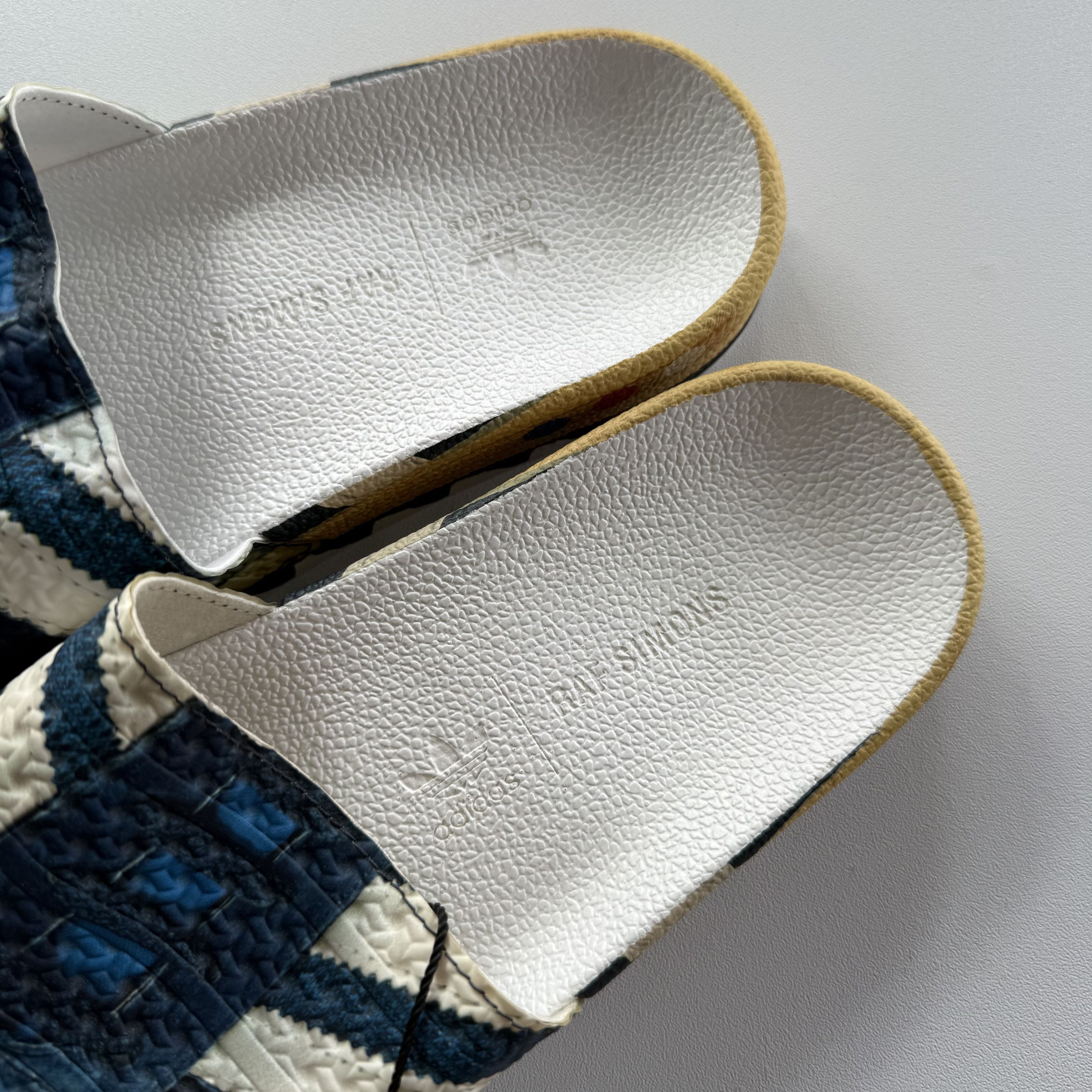 Adidas × Raf Simons 2019 Raf Simons x Adidas LA Adilette Slides 'Trompe L'oeil' Size US 5 / EU 37 - 6 Thumbnail