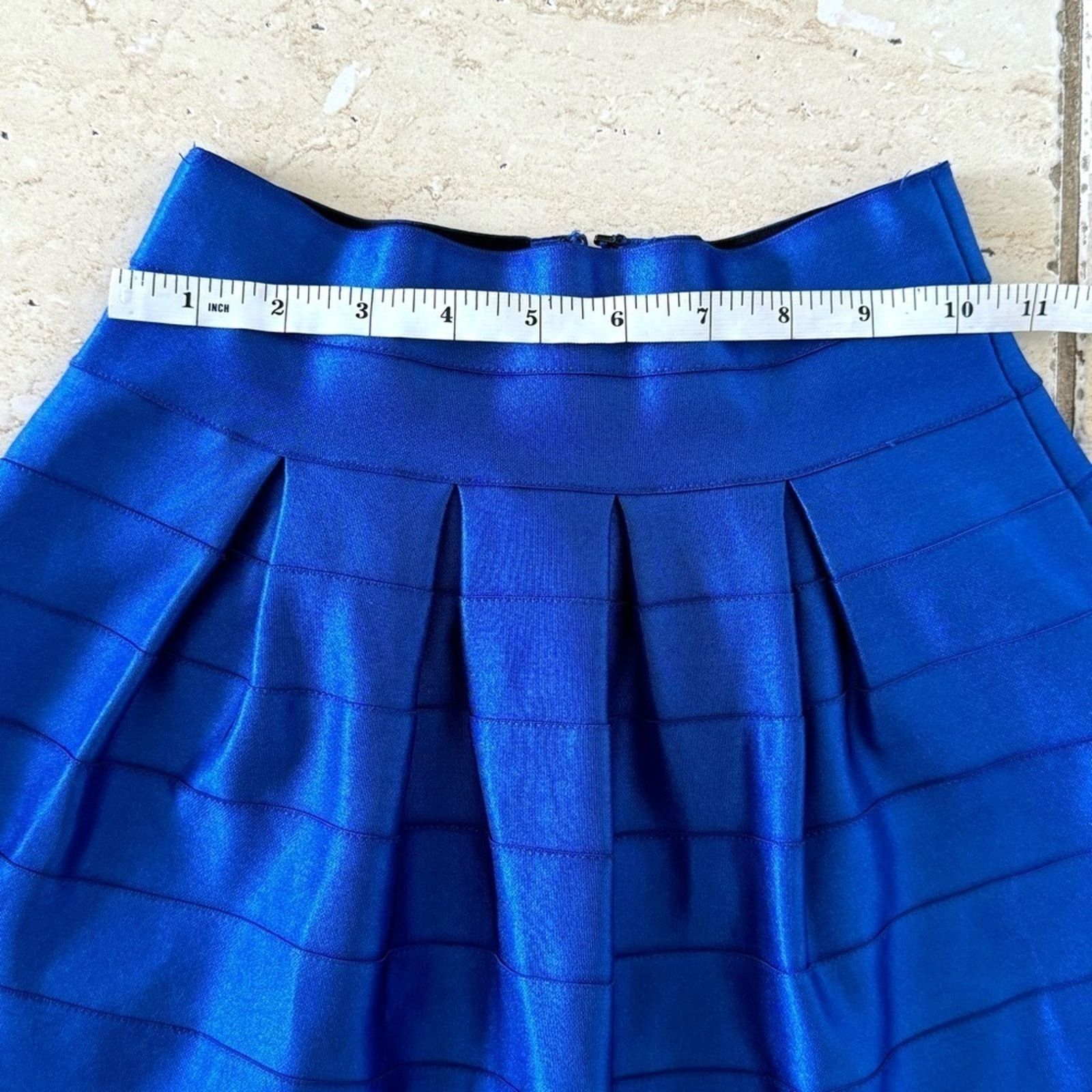 WOW Couture WOW COUTURE Blue Skirt, Size S Size 26" / US 2 / IT 38 - 7 Thumbnail