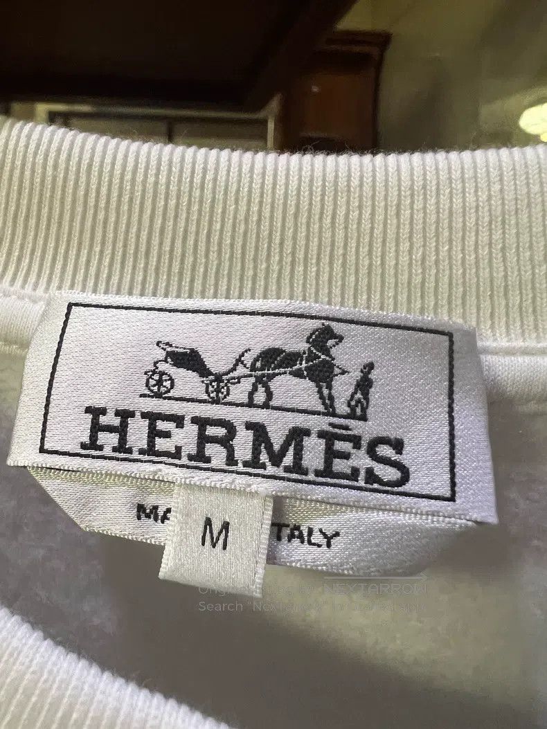 Hermes Hermes White hoodie Size US M / EU 48-50 / 2 - 7 Thumbnail
