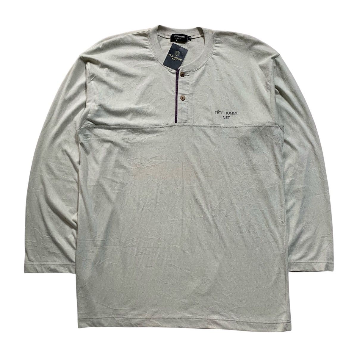 Tete Homme Tete Homme Issey Miyake Longsleeve Button Japanese Brand Size US L / EU 52-54 / 3 - 1 Thumbnail