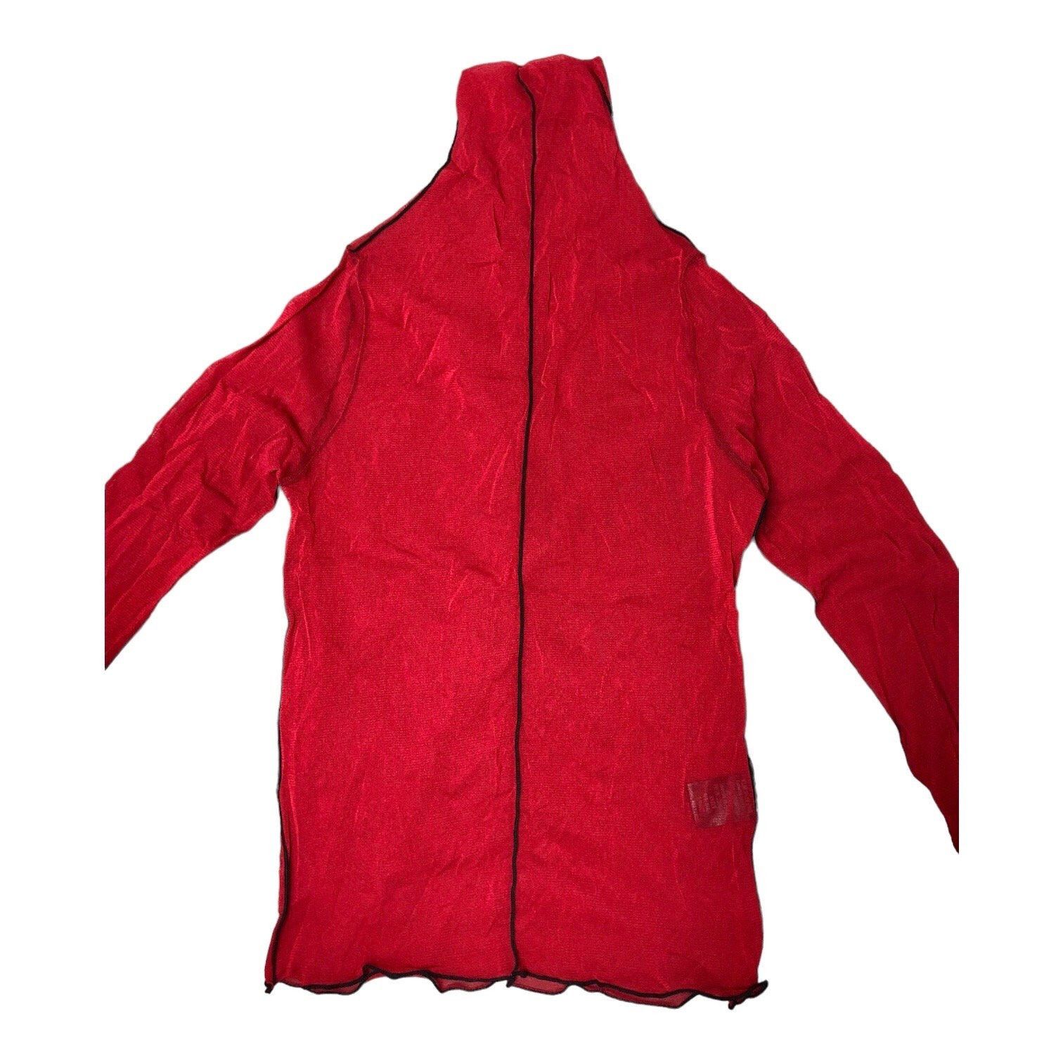 Cop Copine The Cop Copine Red Meshtop Size ONE SIZE - 3 Thumbnail