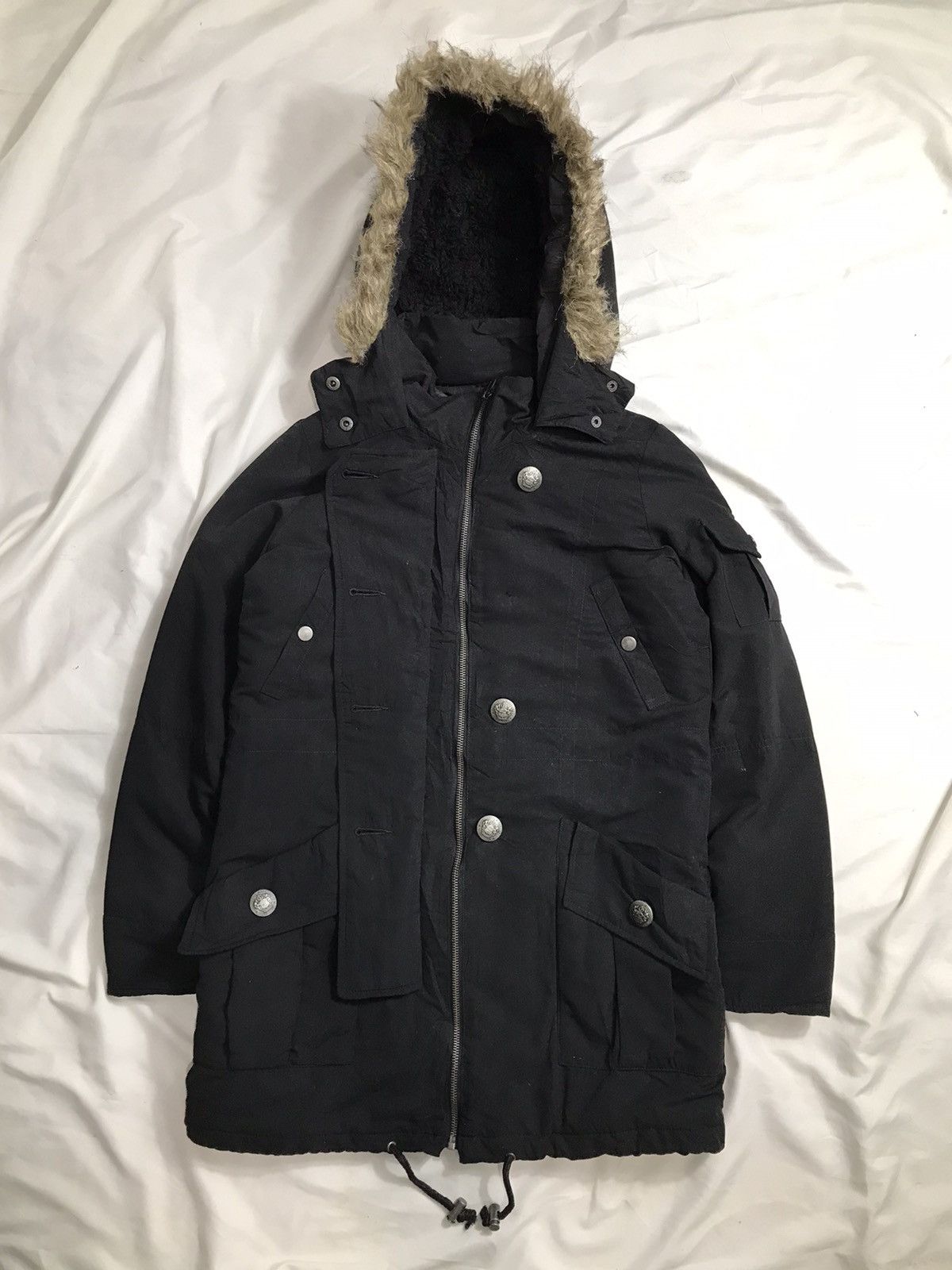 GOA Cecil McBee bondage Fur Jacket gothic ifsix lgb style Size M / US 6-8 / IT 42-44 - 3 Thumbnail