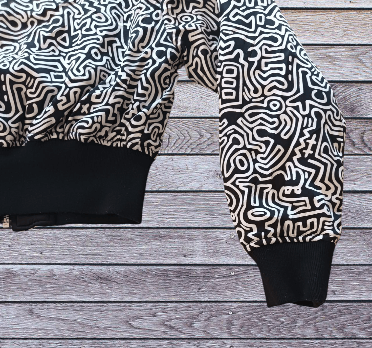 Japanese Brand × Keith Haring BOMBER JACKET KEITH HARING X SLY CROP TOP Size ONE SIZE - 11 Thumbnail