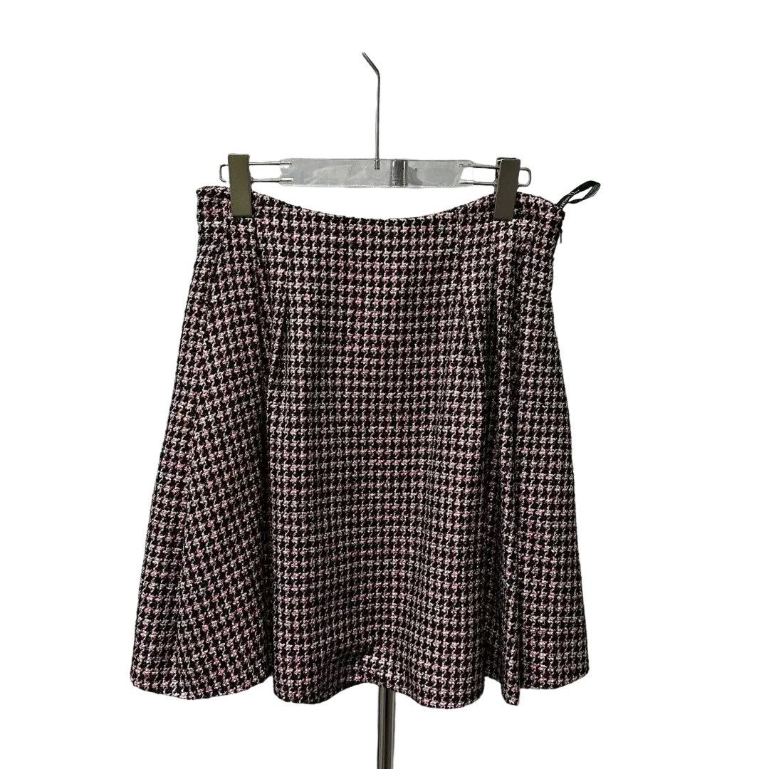 Dior Dior Pink Houndstooth Pattern Skirt 42 Size 30" / US 8 / IT 44 - 1 Thumbnail