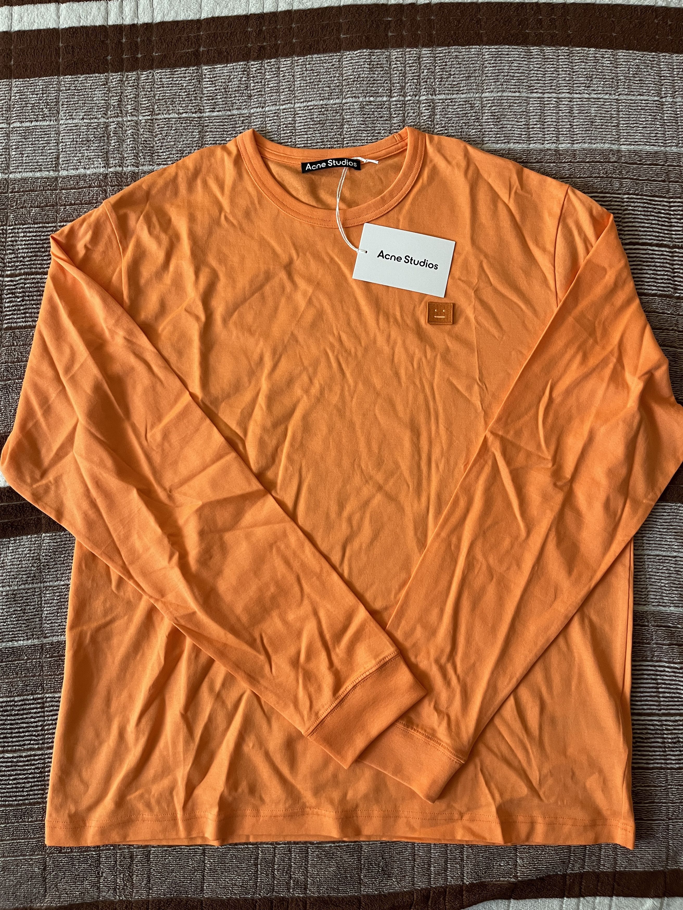 Acne Studios Orange Regular Longsleeve T-Shirt XL
