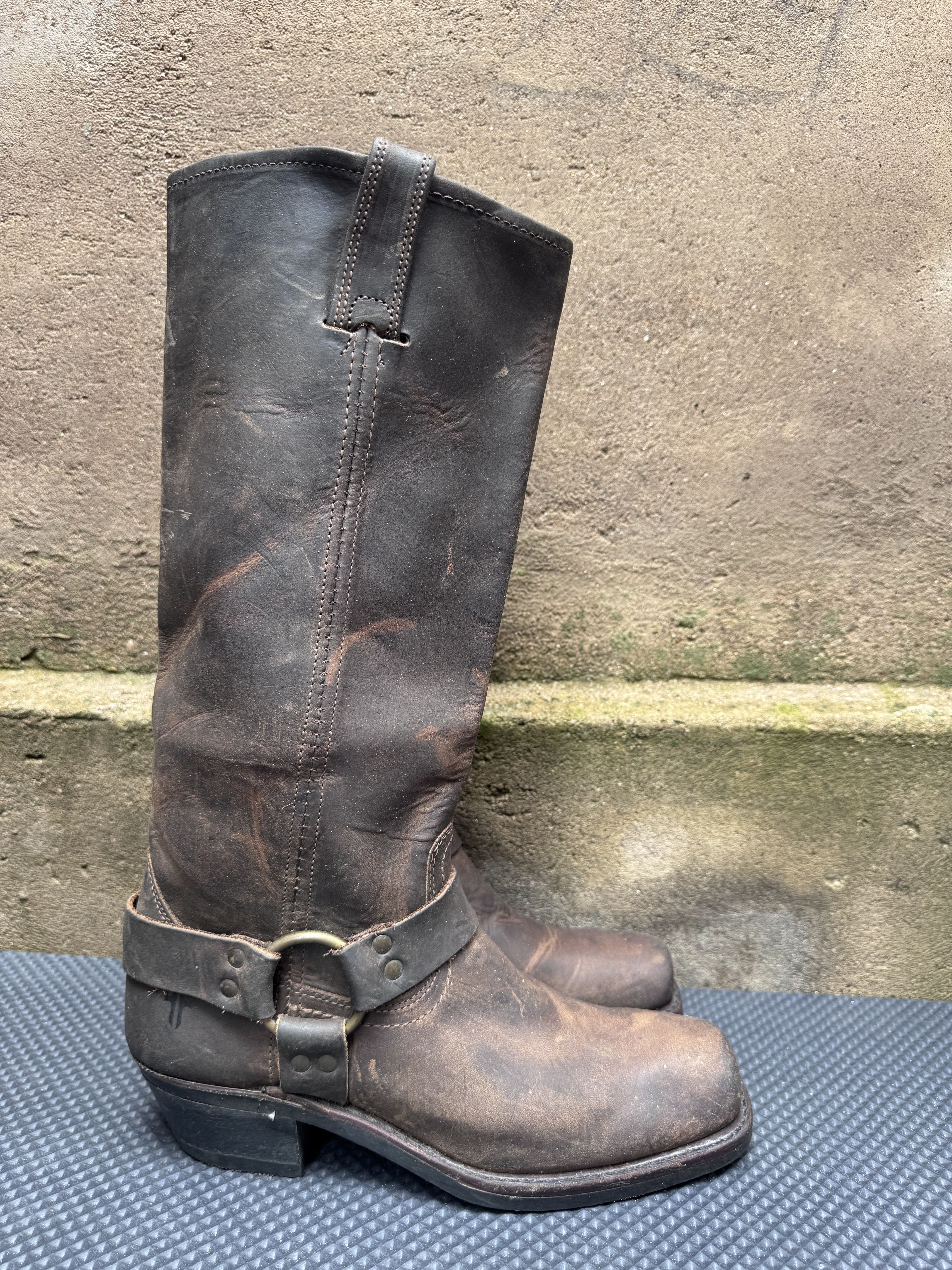 Frye FRYE Leather Tall High Pull On Western Boots Made in USA Size US 8 / IT 38 - 5 Thumbnail
