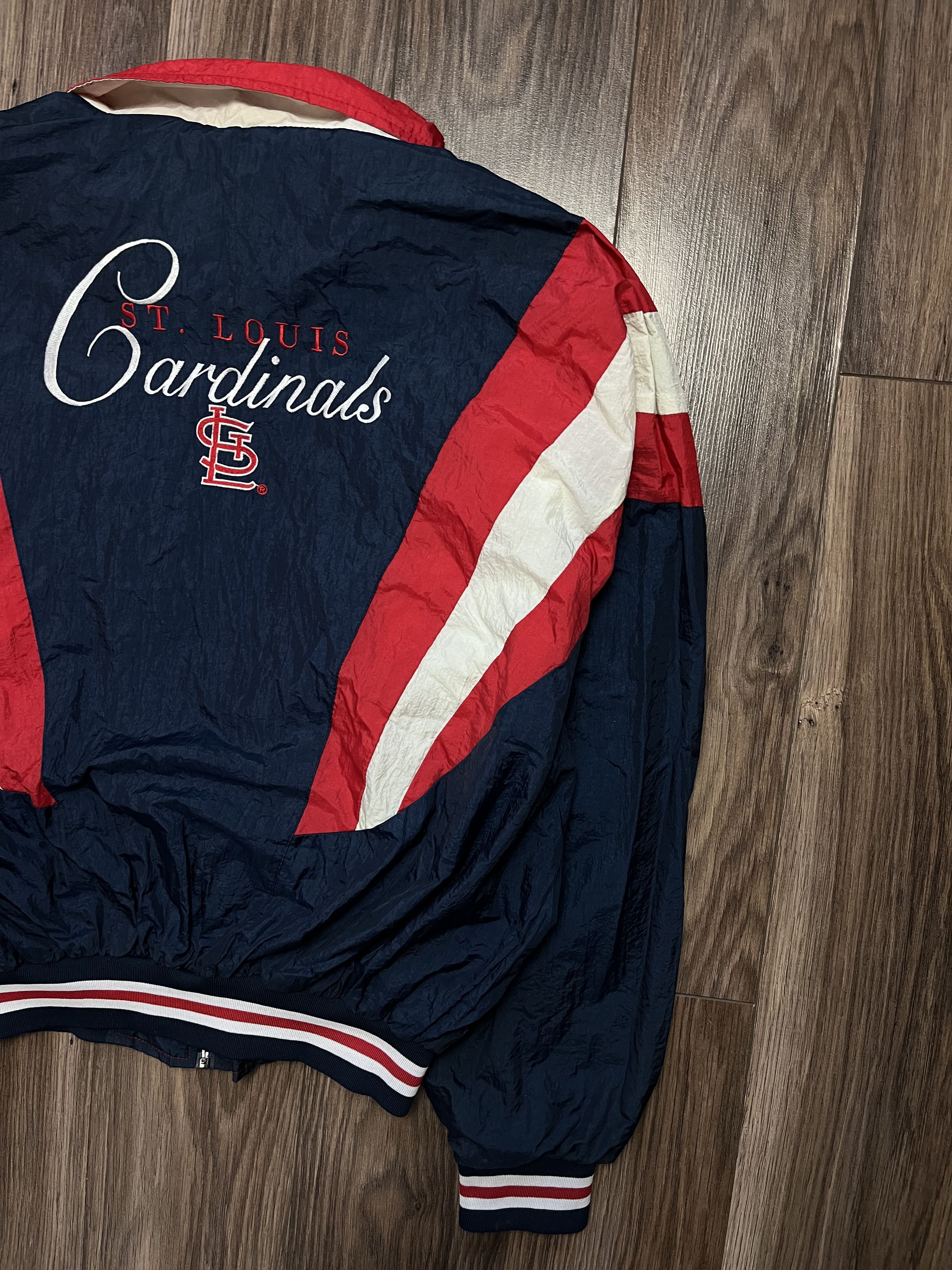 MLB × Vintage Vintage 90s St. Louis Cardinals Retro Jacket Made in Korea Size US XL / EU 56 / 4 - 10 Thumbnail