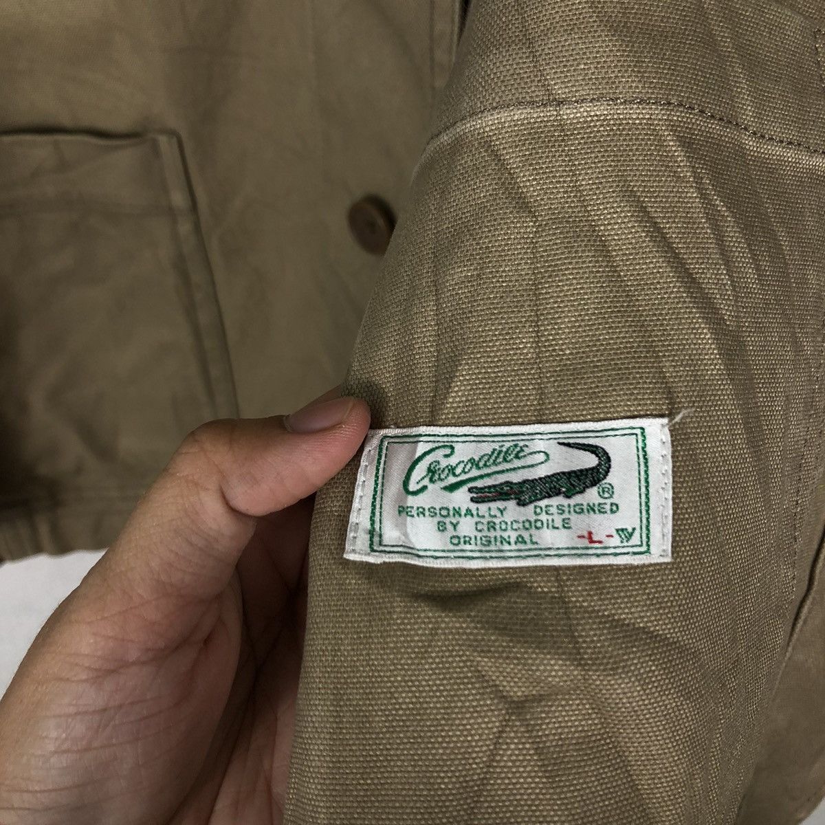 Japanese Brand 🔥CHORE WORK JACKET CROCODILE ISSEY MIYAKE DESIGN Size US L / EU 52-54 / 3 - 13 Thumbnail