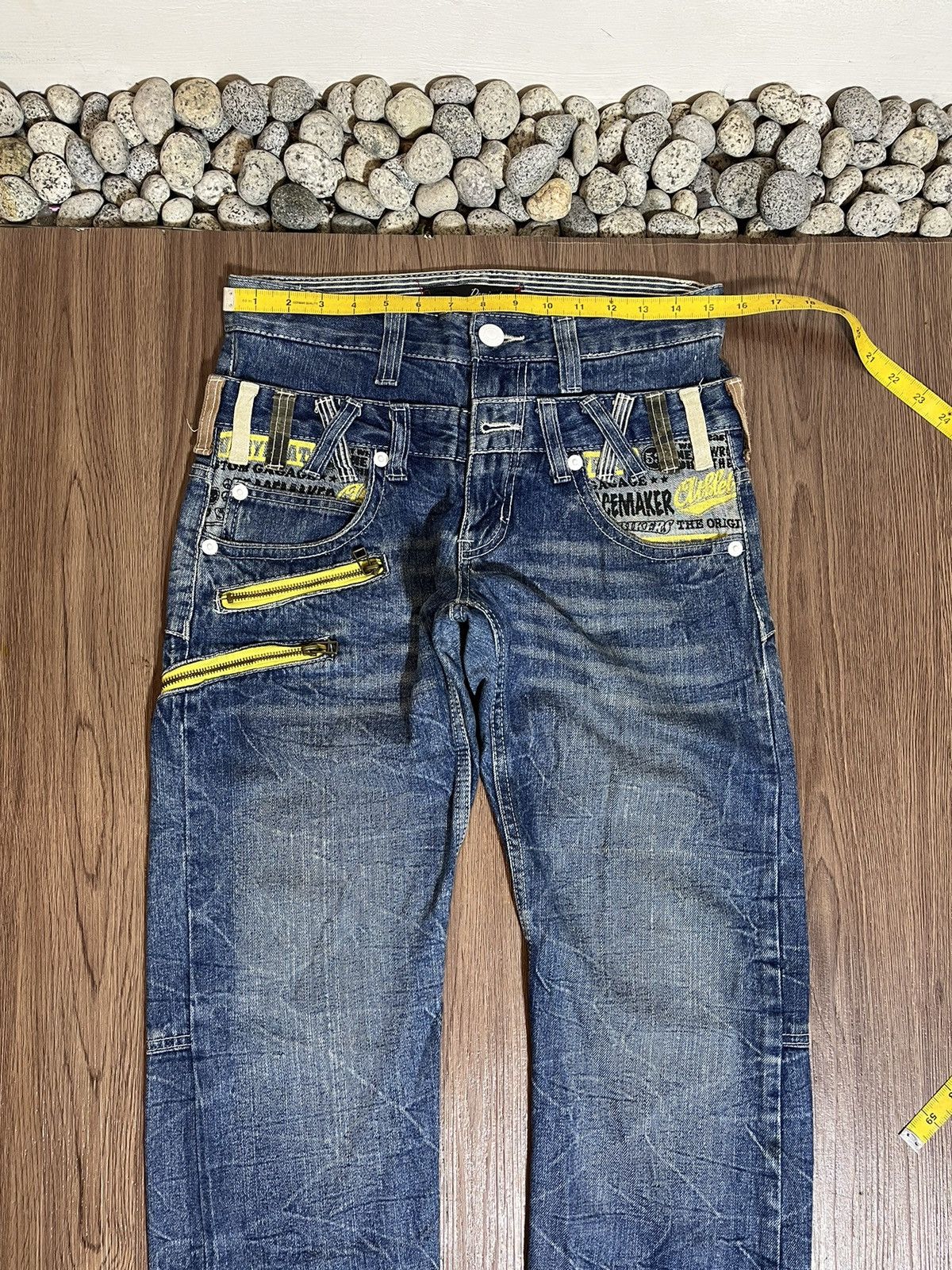 Hysteric Glamour × Japanese Brand Dominate Handcrafted Double Waist Denim Size US 31 - 11 Thumbnail