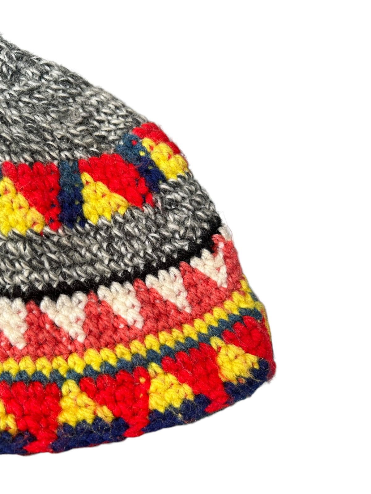 Japanese Brand × Kapital × Vintage Crochet Knitted handmade Beanie Hats☠️☠️ Size ONE SIZE - 6 Thumbnail