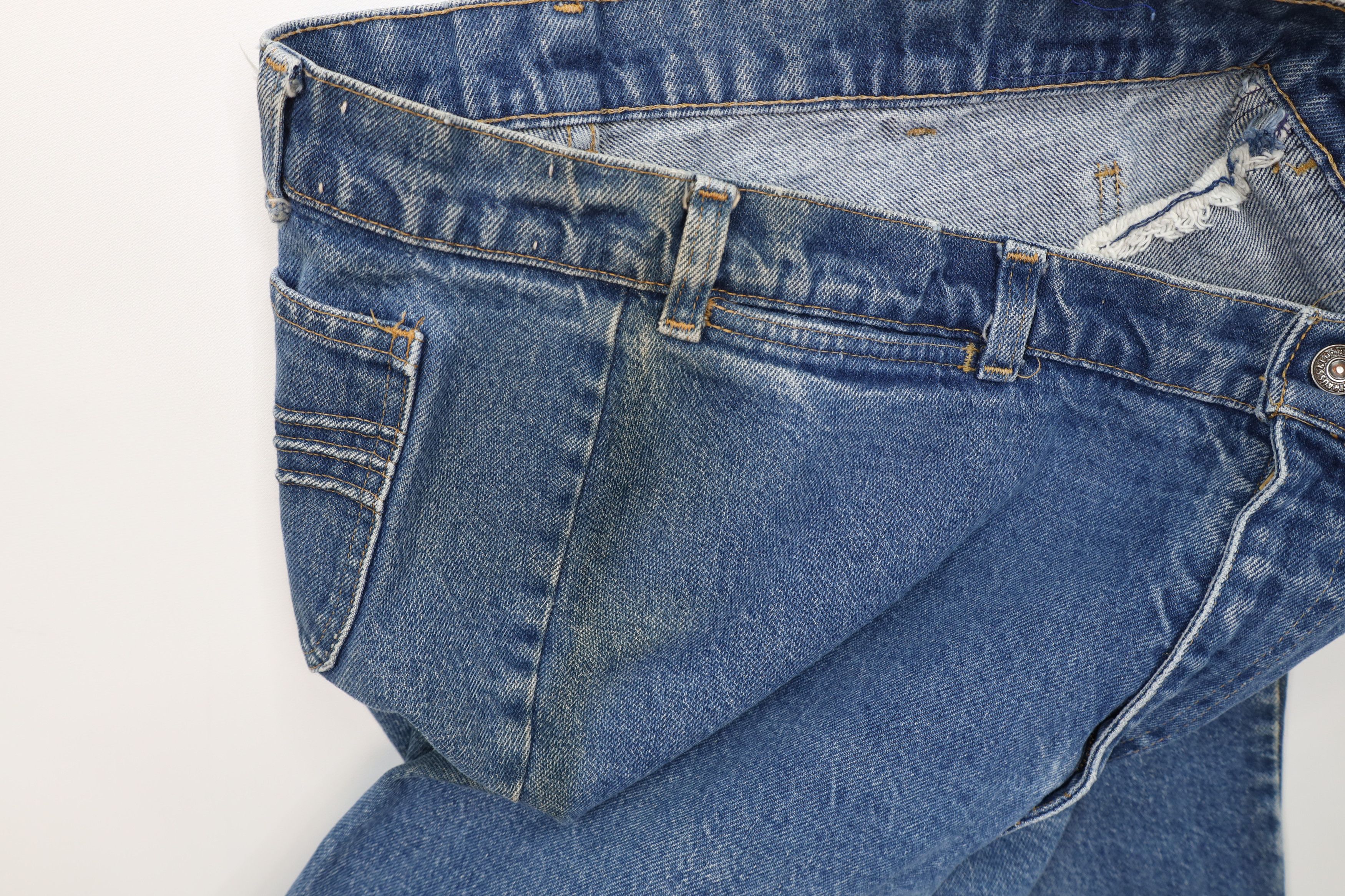 Levi's Vintage 70s Levis Fresh Produce Orange Tab Denim Jeans USA Size US 38 / EU 54 - 8 Thumbnail