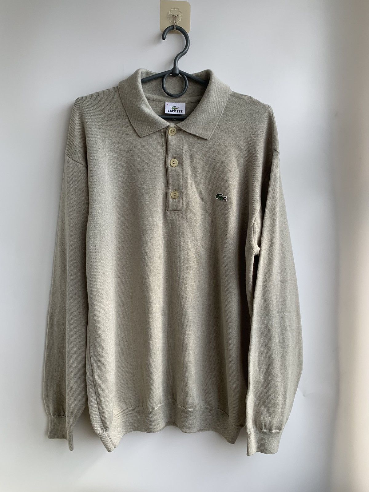 Lacoste Vintage Lacoste wool sweater Size US L / EU 52-54 / 3 - 1 Thumbnail