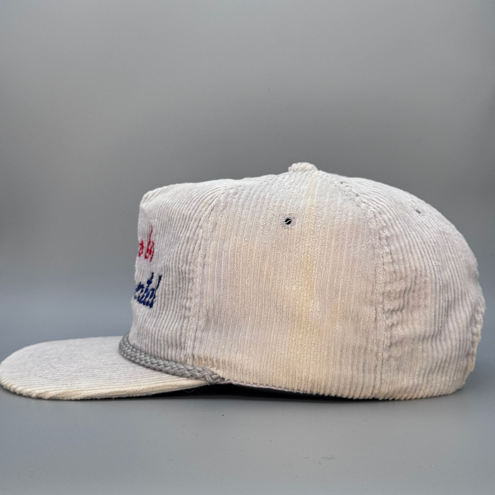 Vintage Vintage '80s Lincoln Continental Corduroy strapback hat Size ONE SIZE - 2 Thumbnail