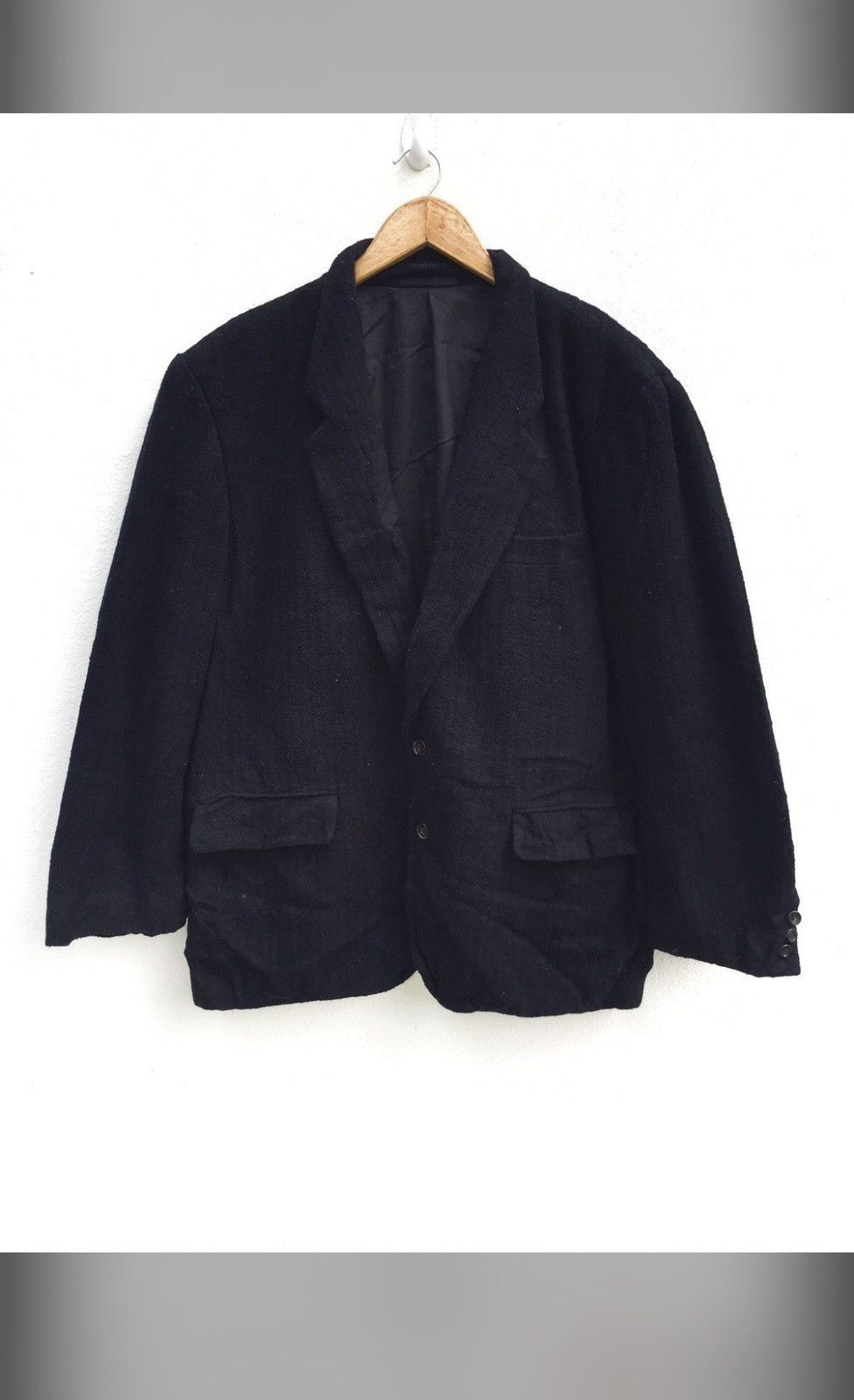Comme des Garcons Vintage Commes Des garçons mohair wool blazer jacket Size US L / EU 52-54 / 3 - 1 Thumbnail