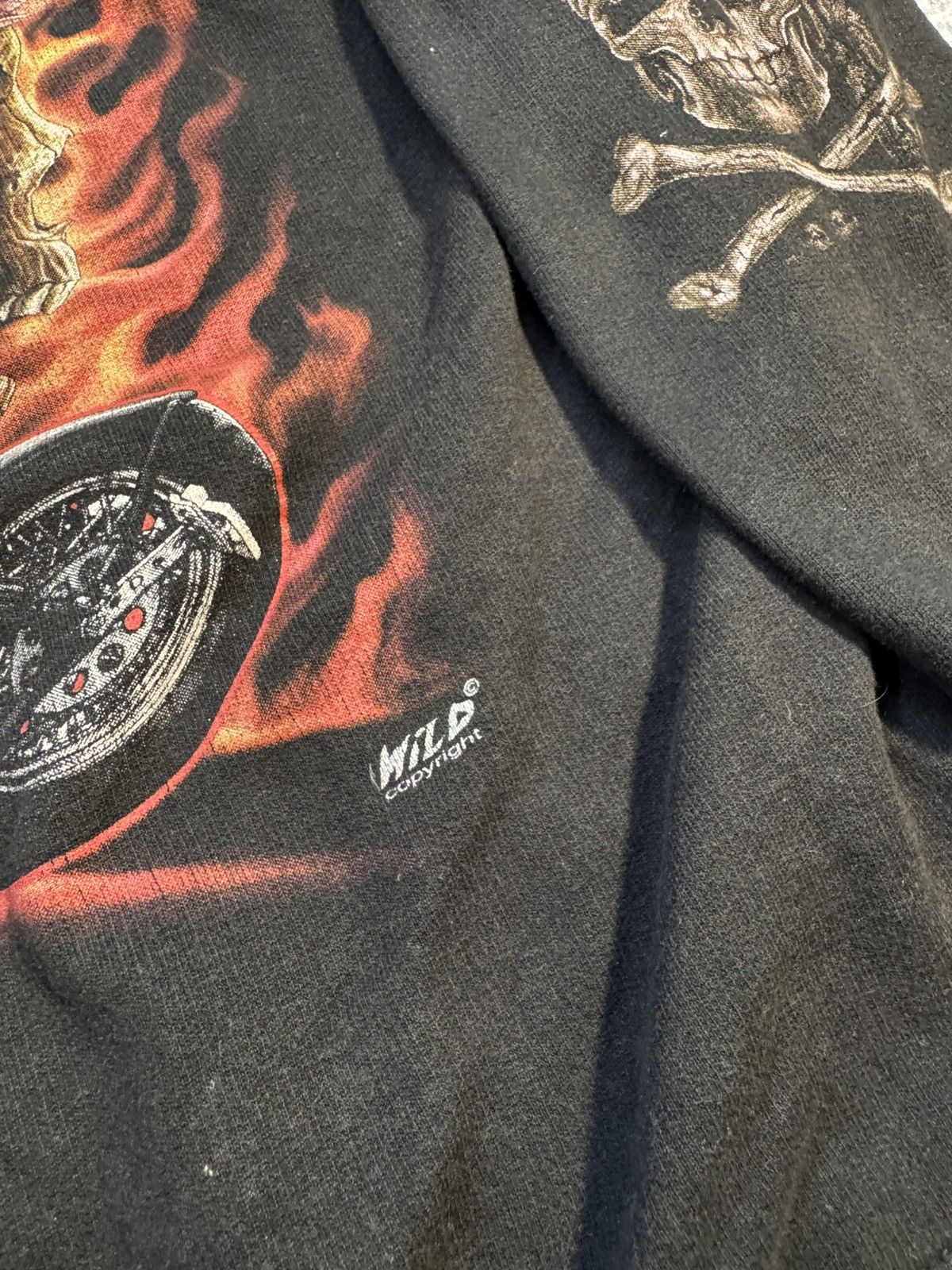 Japanese Brand × Vintage Vintage Ed Hardy by Christian Audigier Style, Skull Hoodie Size US M / EU 48-50 / 2 - 8 Thumbnail