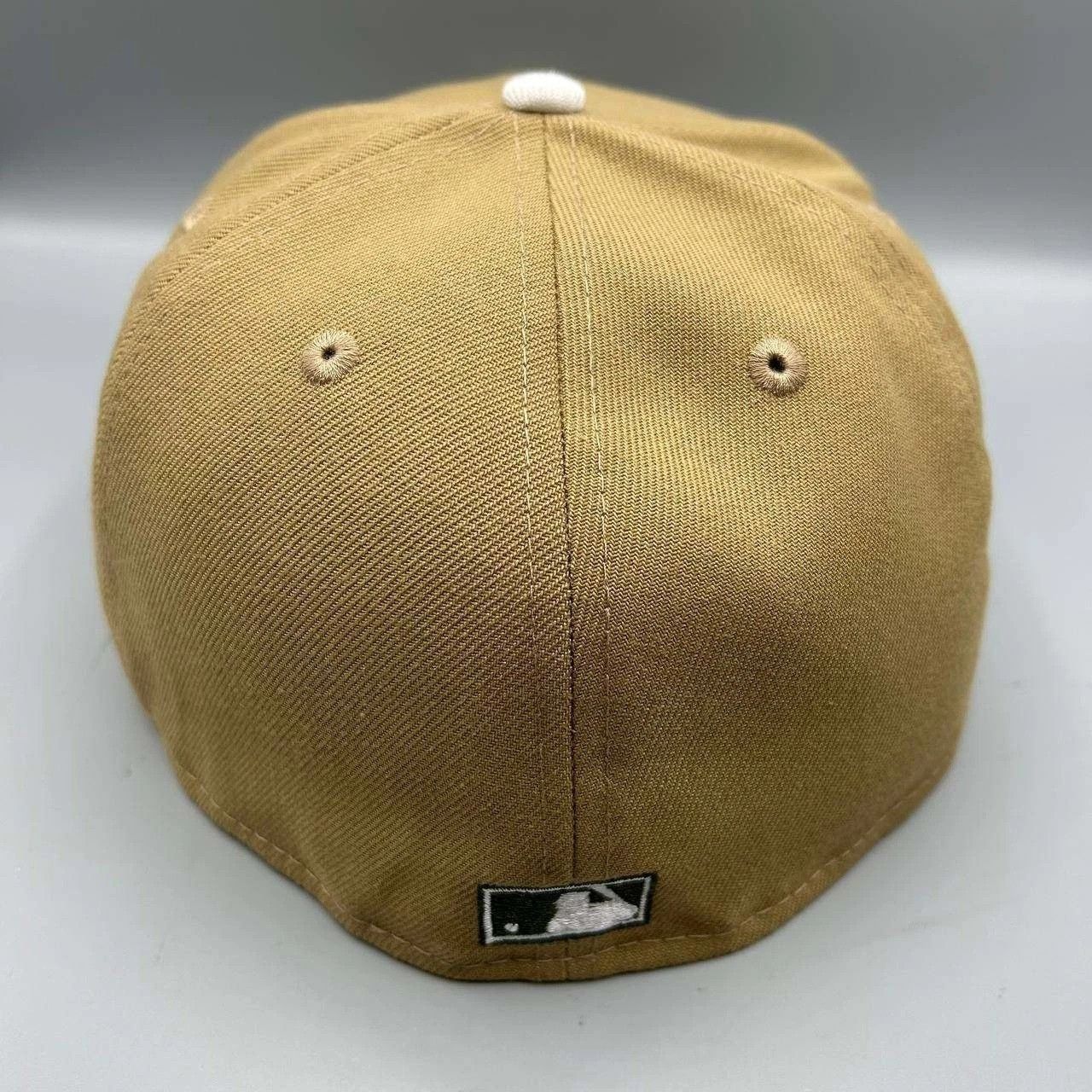 New Era Colorado Rockies Hat Men 7 3/8 Beige Green MLB Fitted Cap Size ONE SIZE - 8 Thumbnail