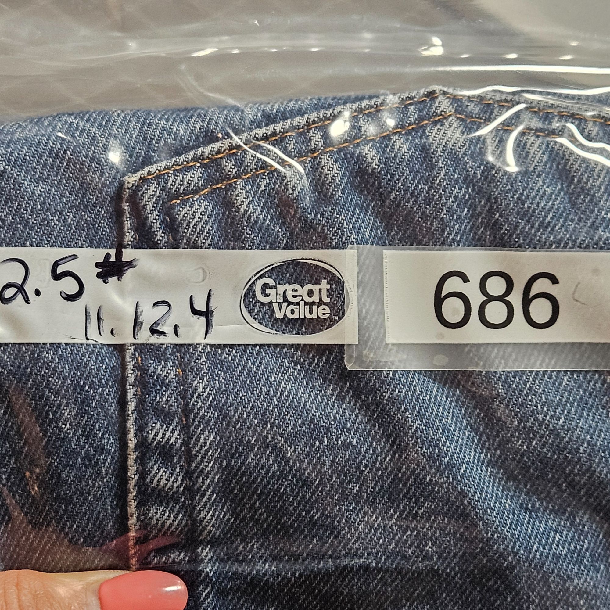 L.L. Bean L.L. Bean Women's high rise Lined Jeans Blue 8 MT Cabincore Size 30" / US 8 / IT 44 - 17 Thumbnail