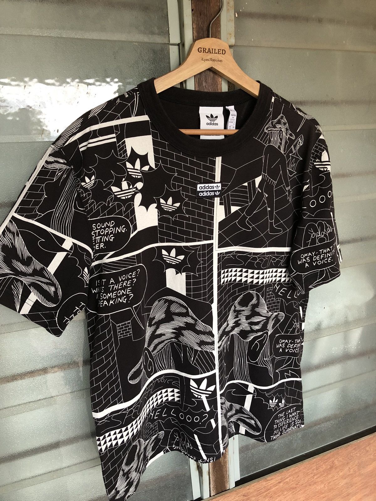 Adidas Adidas Men’s R.Y.V Allover Print Shirt Tee Size US M / EU 48-50 / 2 - 5 Thumbnail