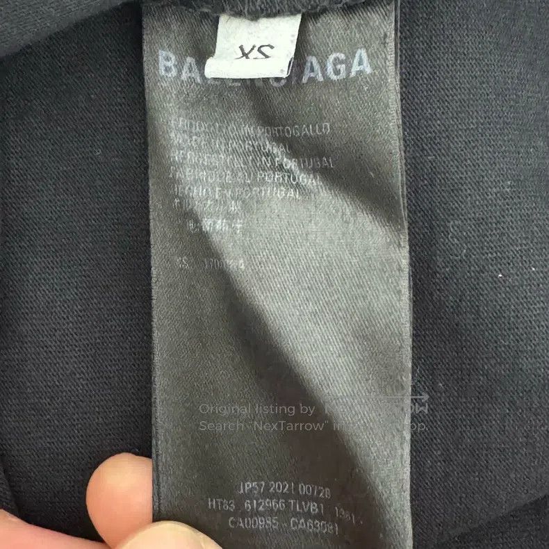 Balenciaga Balenciaga Slogan Logo Short Sleeve T-Shirt Size US XS / EU 42 / 0 - 5 Thumbnail