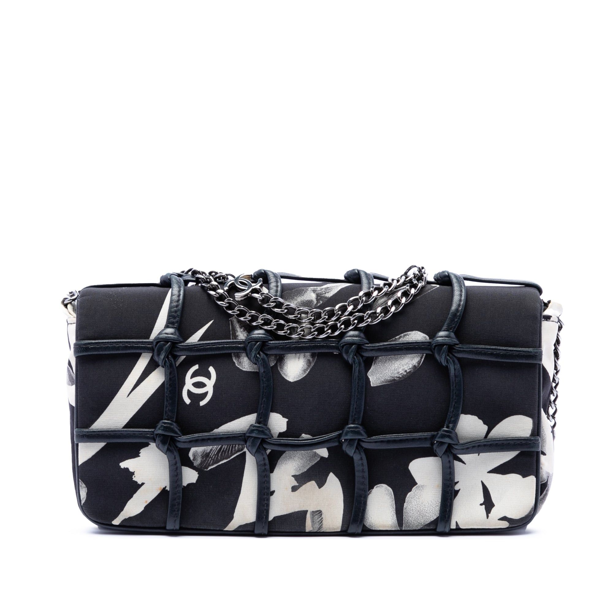 Chanel Small Silk and Lambskin Net Tahiti Flap Size ONE SIZE - 1 Thumbnail