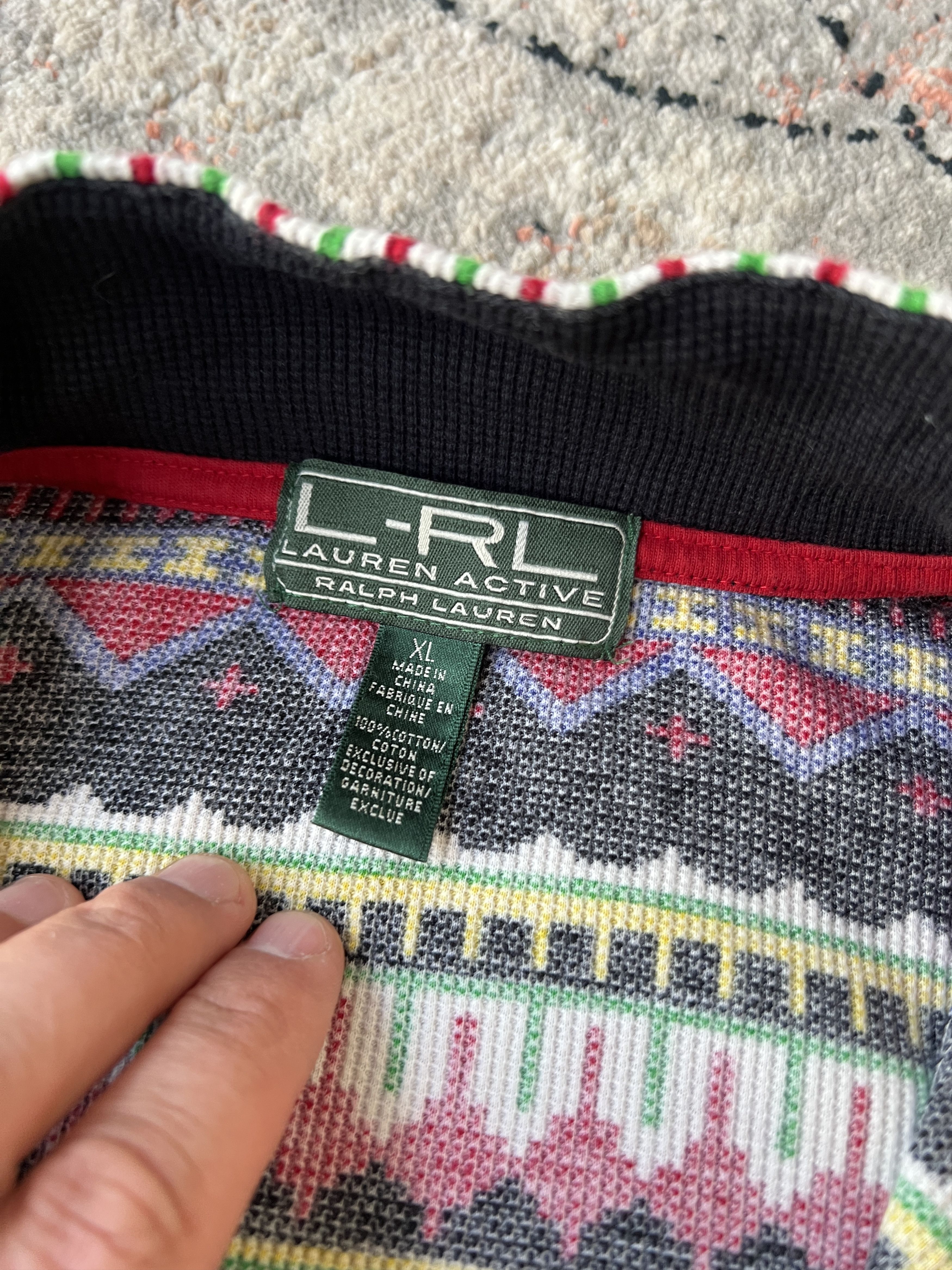 Ralph Lauren Ralph Lauren Active Vintage Zip Long Sleeve Size XL / US 12-14 / IT 48-50 - 4 Thumbnail