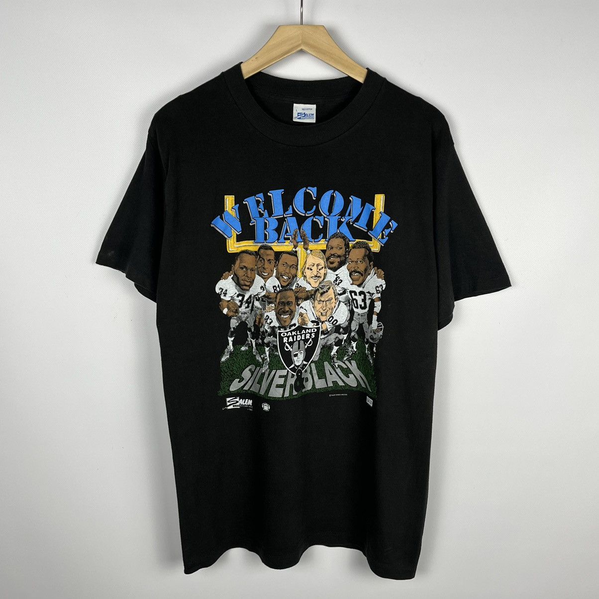 NFL Vintage Oakland Raiders NFL rare tee 1990 Size US L / EU 52-54 / 3 - 1 Thumbnail