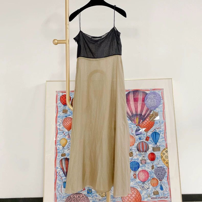 Dior Dior Contrasting color suspender dress 2504-Nextarrow Size XS / US 0-2 / IT 36-38 - 2 Thumbnail
