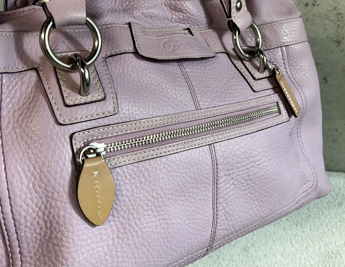 Coach Vintage Coach Penelope Crossbody Lilac Purple Leather Bag Size ONE SIZE - 6 Thumbnail