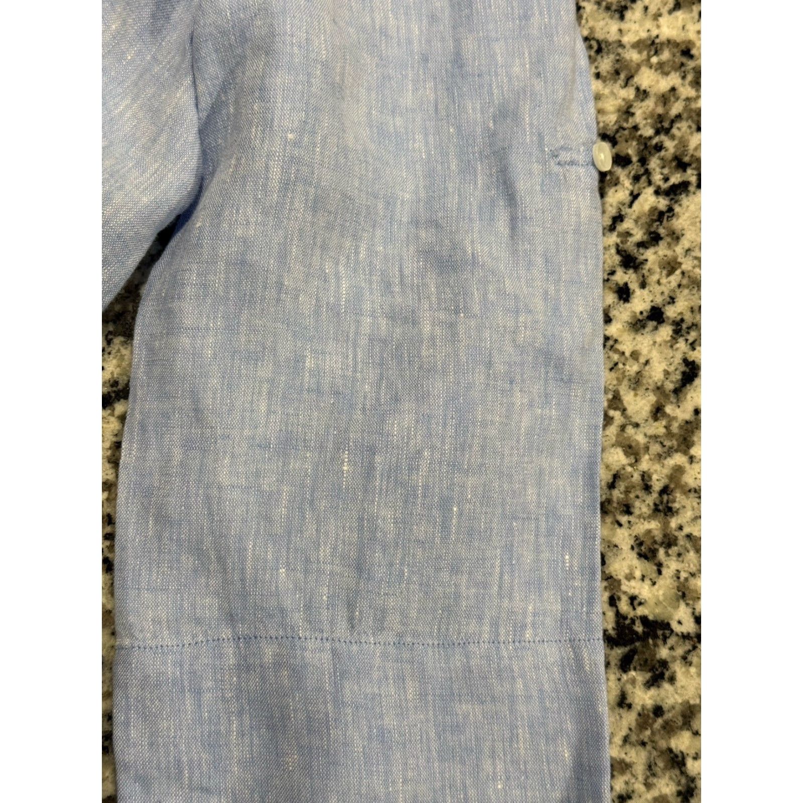 J.McLaughlin J.McLaughlin Wellesley Linen Dress Women's Light Blue Size M Knee A-Line Casual Linen Hand-wash only Regular Knee-length Size M / US 6-8 / IT 42-44 - 5 Thumbnail