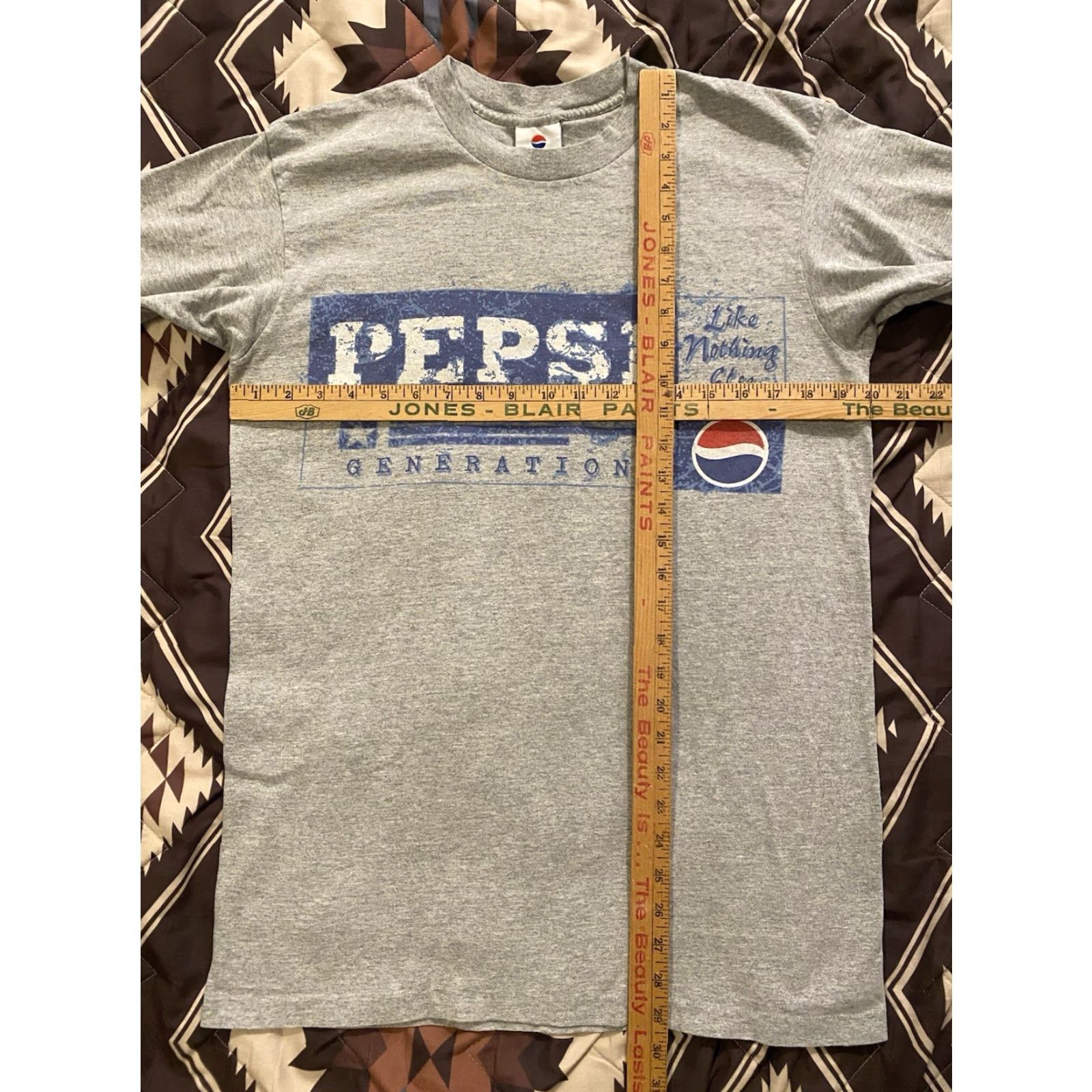 Vintage VINTAGE Pepsi Generation Single Stitch T-Shirt Gray Mens M Adult Medium Cotton 90s Retro USA Graphic Print Short Sleeve Crew Neck Size US M / EU 48-50 / 2 - 6 Thumbnail