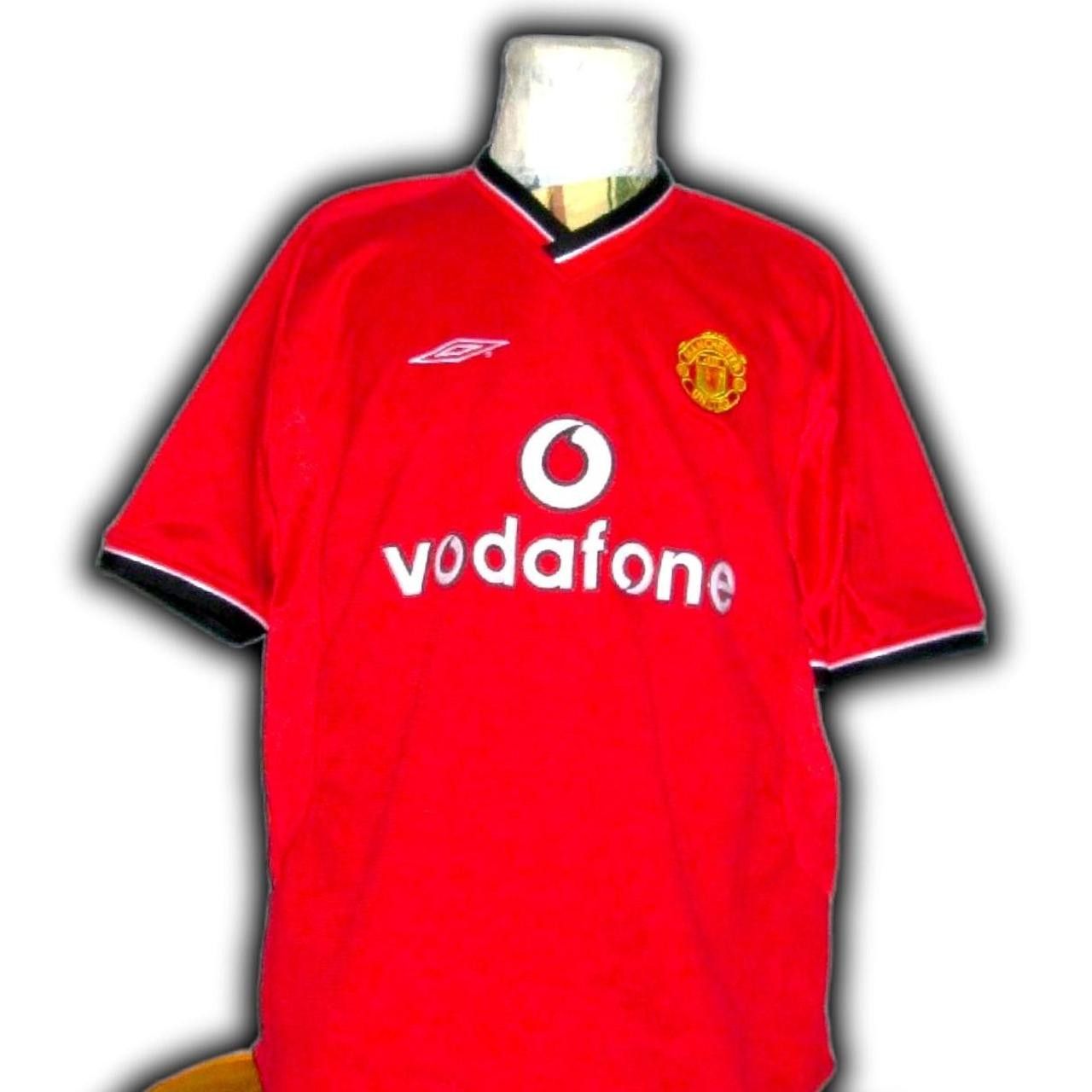 Umbro Manchester united 2000 2001 2002 Home shirt jersey Size US L / EU 52-54 / 3 - 2 Thumbnail