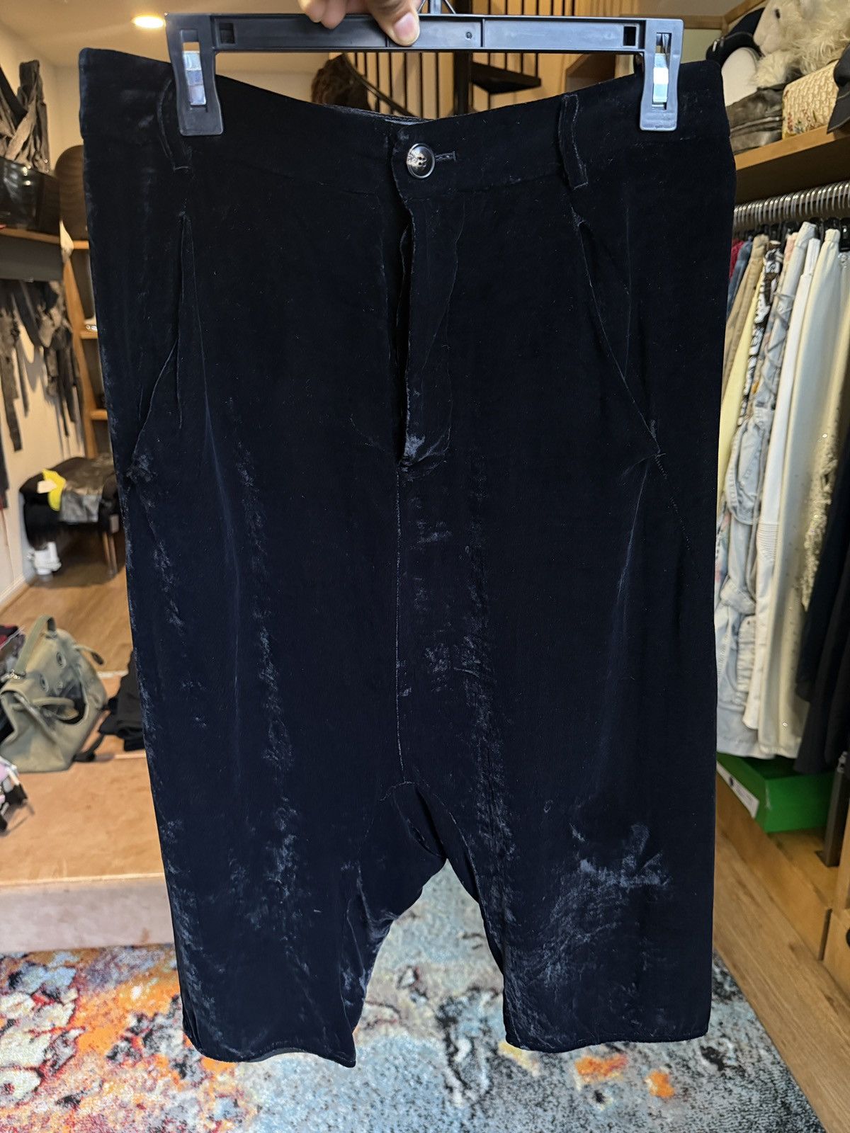 Rick Owens Velvet pod shorts Size US 30 / EU 46 - 1 Thumbnail