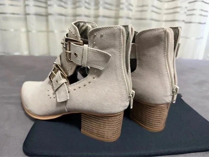 Other Lascana Studded Ankle Boots Beige Size EU 39 (US 8) - New Size US 8 / IT 38 - 5 Thumbnail