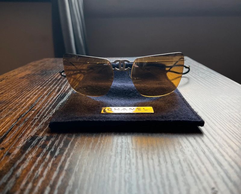 Chanel Chanel - 2000s sunset orange foldable sunglasses Size ONE SIZE - 1 Thumbnail