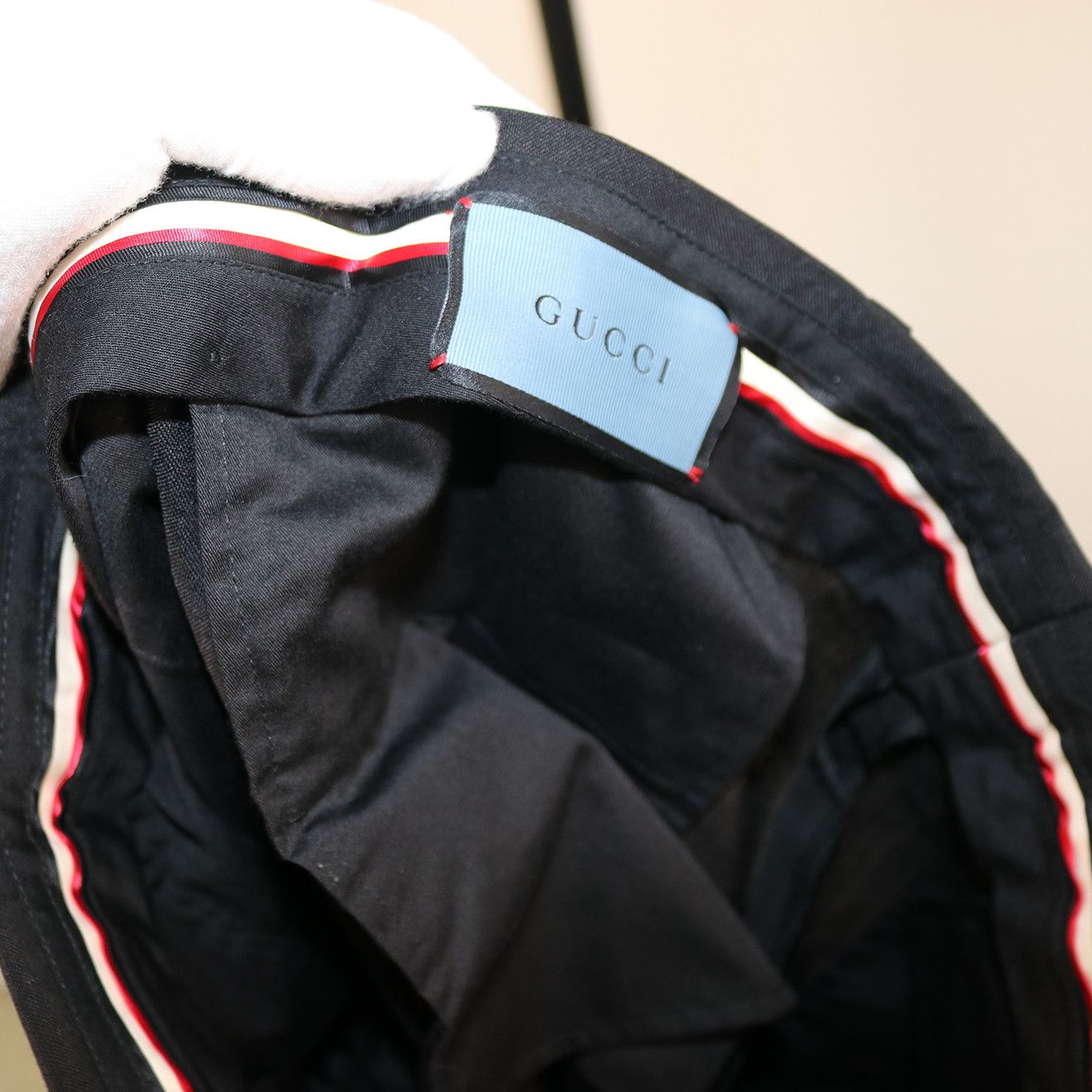 Gucci Gucci Black Wool Suit with Loved Dragon Back Embroidery Size 48R - 7 Thumbnail