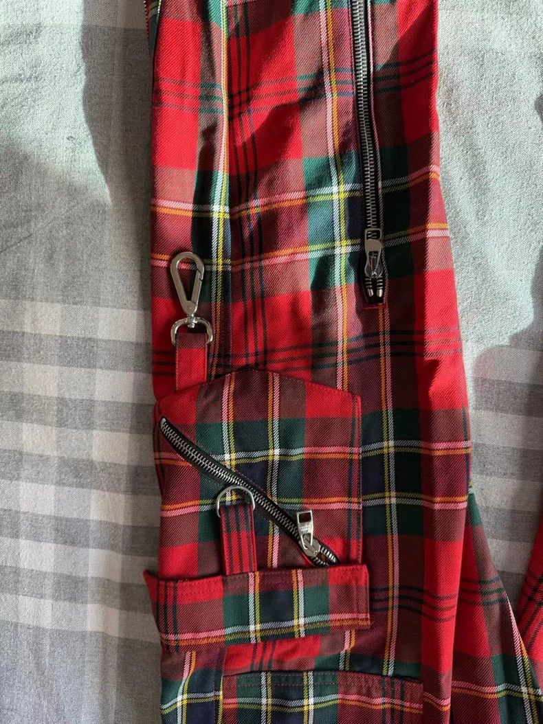 Alexander McQueen Alexander McQUEEN Red checkered men's pants 2504-Nextarrow Size US 30 / EU 46 - 2 Thumbnail
